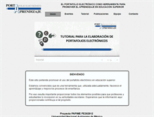 Tablet Screenshot of portafolioefesz.org